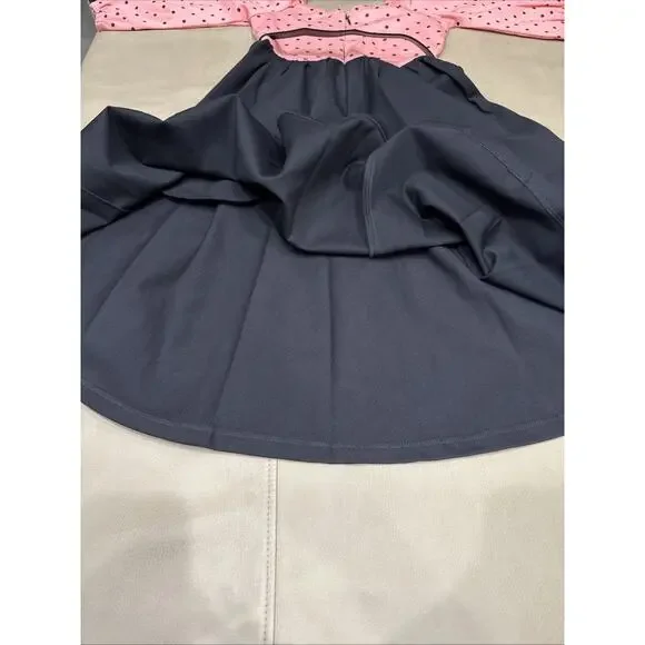 NWT VixenByMichelinePitt Dress,Pink Polka dot Pinup Girl W/belt SzS - Picture 12 of 12